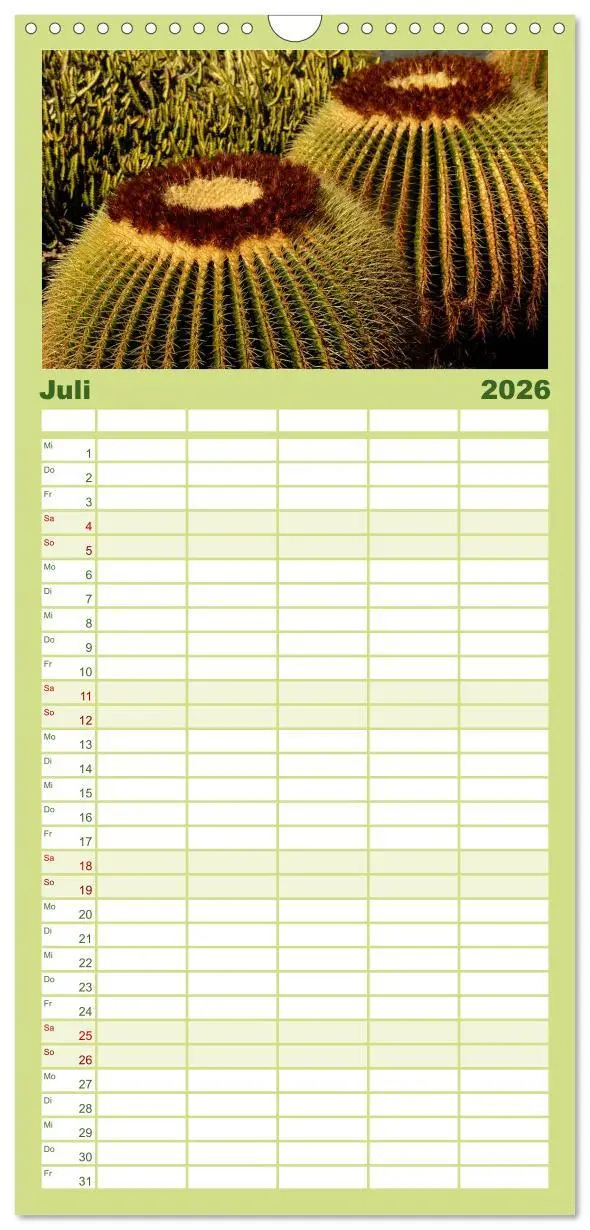 Bild: 9783516512557 | Familienplaner 2026 - Vulkaninsel Lanzarote mit 5 Spalten...