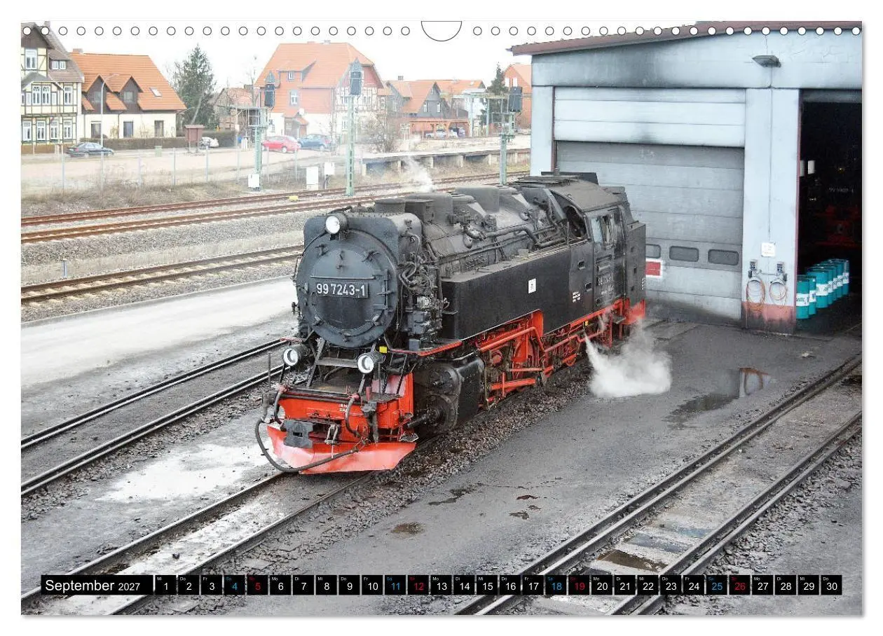 Bild: 9783569772557 | Dampf am Brocken - Die Harzquerbahn (Wandkalender 2027 DIN A3...