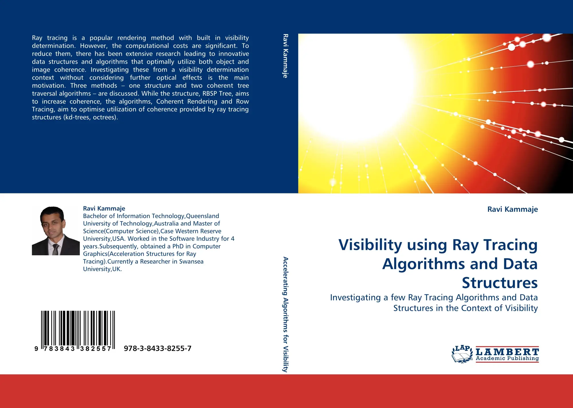 Cover: 9783843382557 | Visibility using Ray Tracing Algorithms and Data Structures | Kammaje