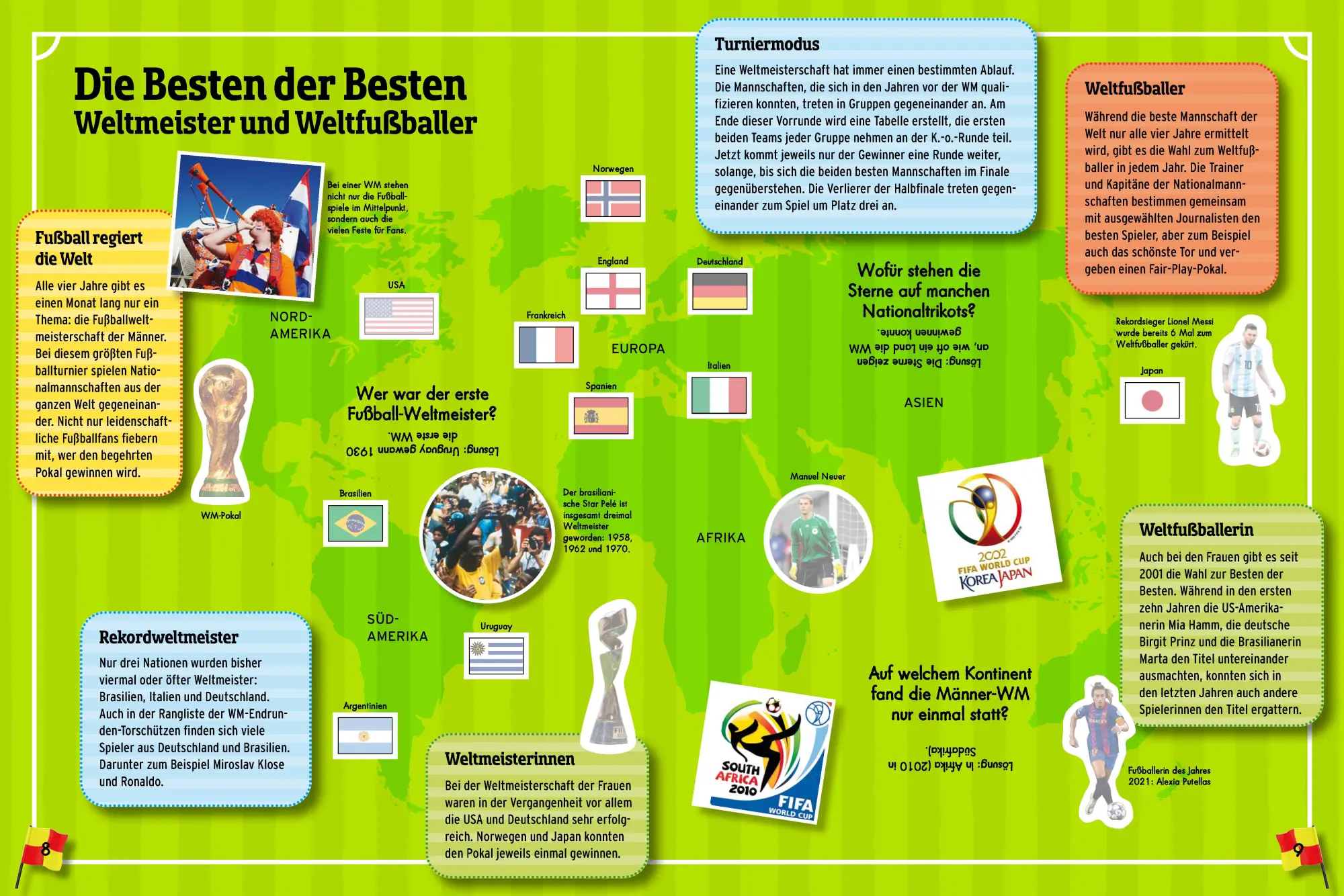 Bild: 9783849942557 | Fußball-Atlas. Mit über 250 Stickern | Jonas Kozinowski (u. a.) | Buch