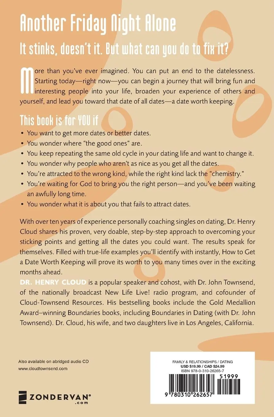 Rückseite: 9780310262657 | How to Get a Date Worth Keeping | Henry Cloud | Taschenbuch | Englisch
