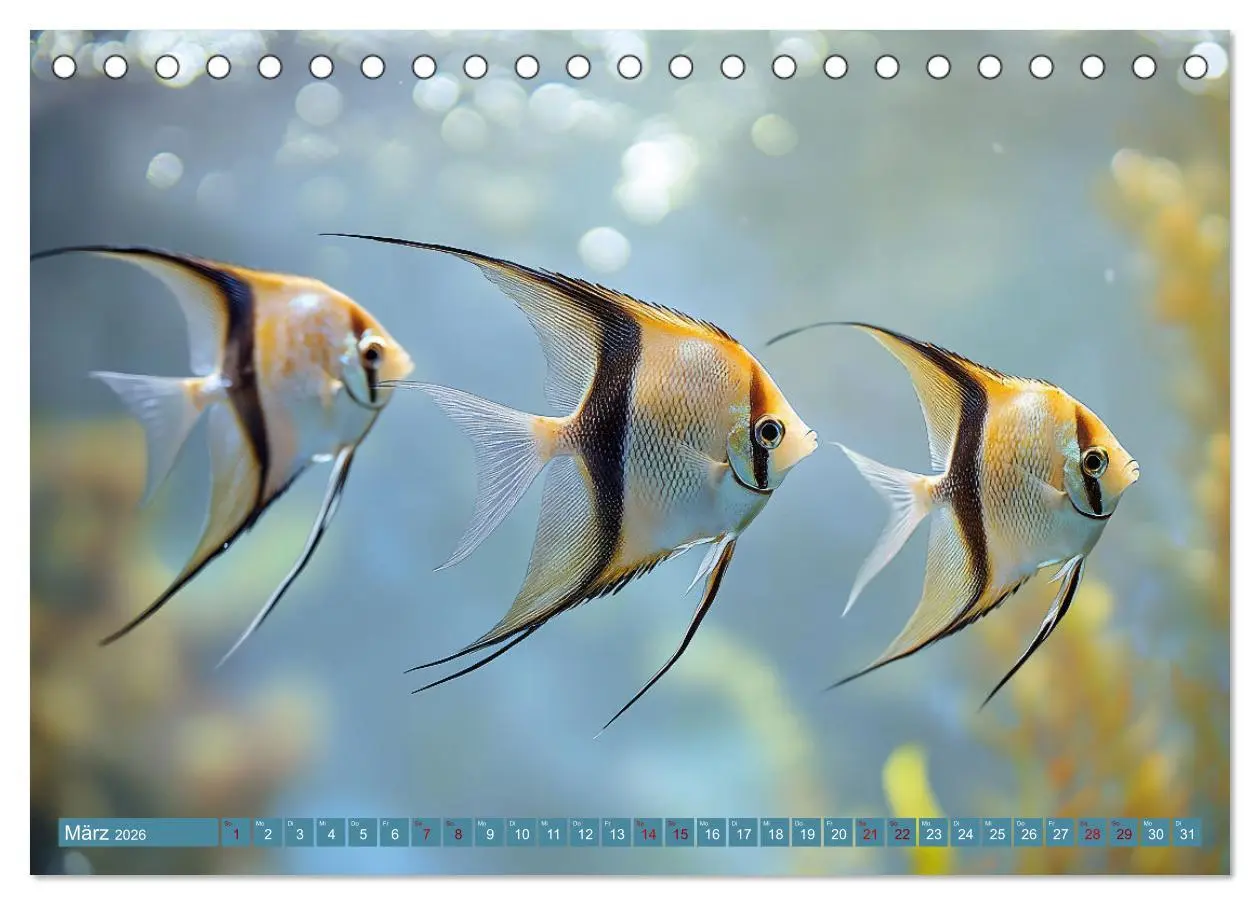 Bild: 9783457272657 | Tiefenentspanntes Aquarium (Tischkalender 2026 DIN A5 quer),...