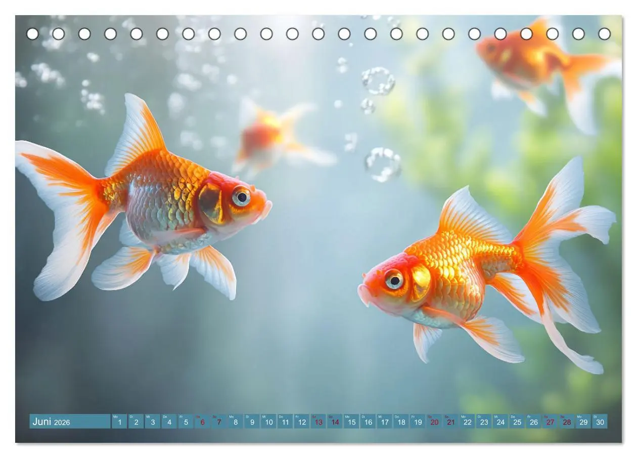 Bild: 9783457272657 | Tiefenentspanntes Aquarium (Tischkalender 2026 DIN A5 quer),...