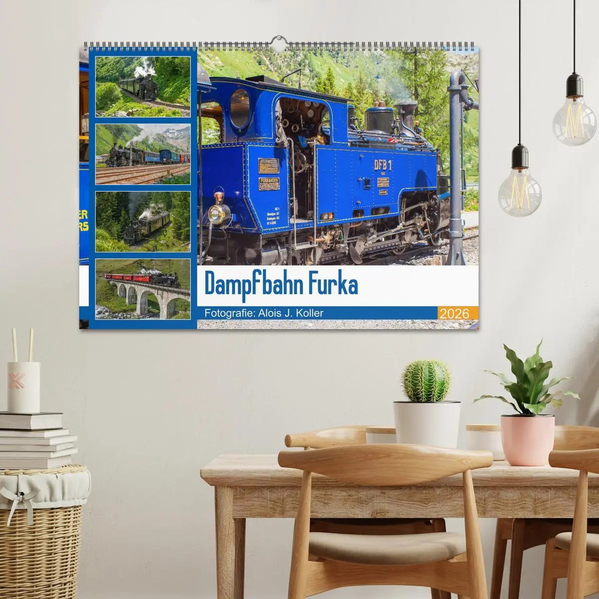 Bild: 9783457892657 | Dampfbahn Furka 2026 (Wandkalender 2026 DIN A2 quer), CALVENDO...