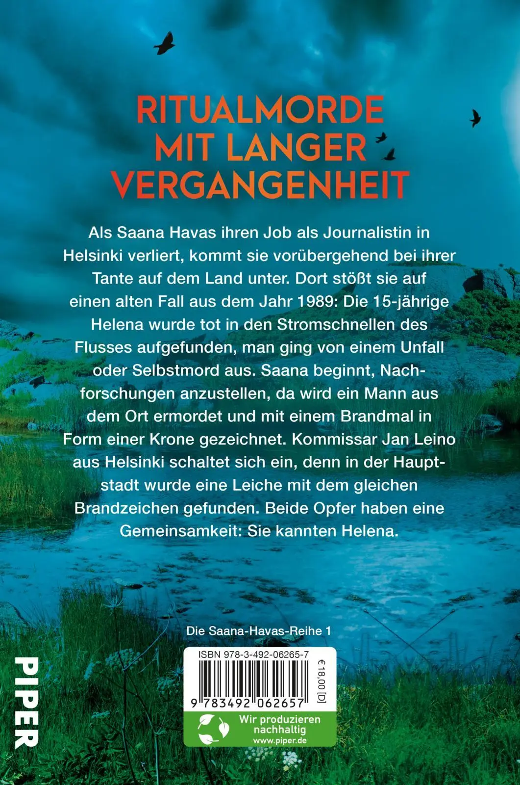Rückseite: 9783492062657 | Brandmal | Elina Backman | Taschenbuch | Die Saana-Havas-Reihe | 2023