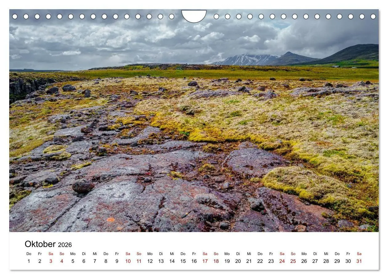 Bild: 9783516672657 | Island - Elemente der Natur (Wandkalender 2026 DIN A4 quer),...