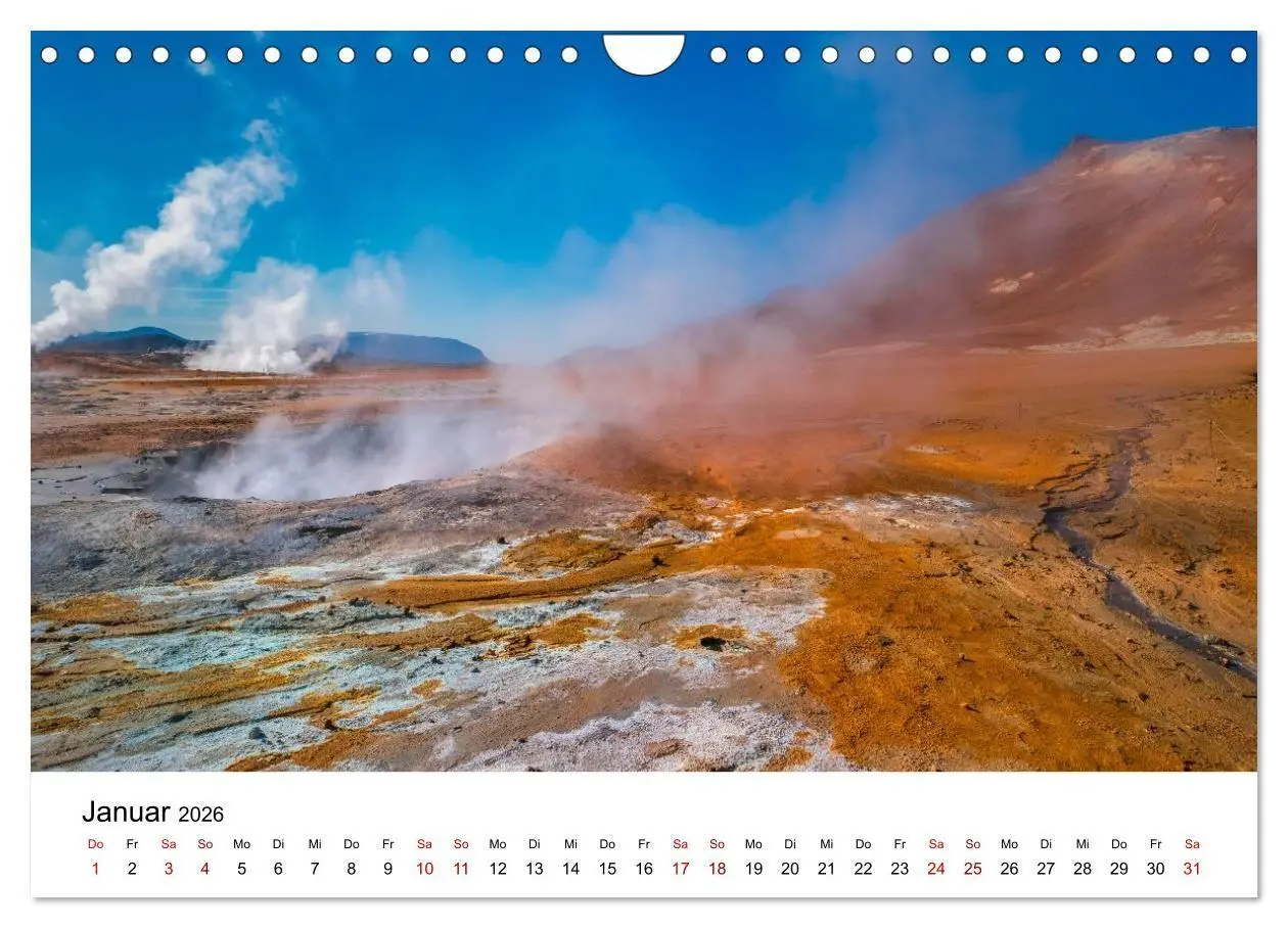 Bild: 9783516672657 | Island - Elemente der Natur (Wandkalender 2026 DIN A4 quer),...