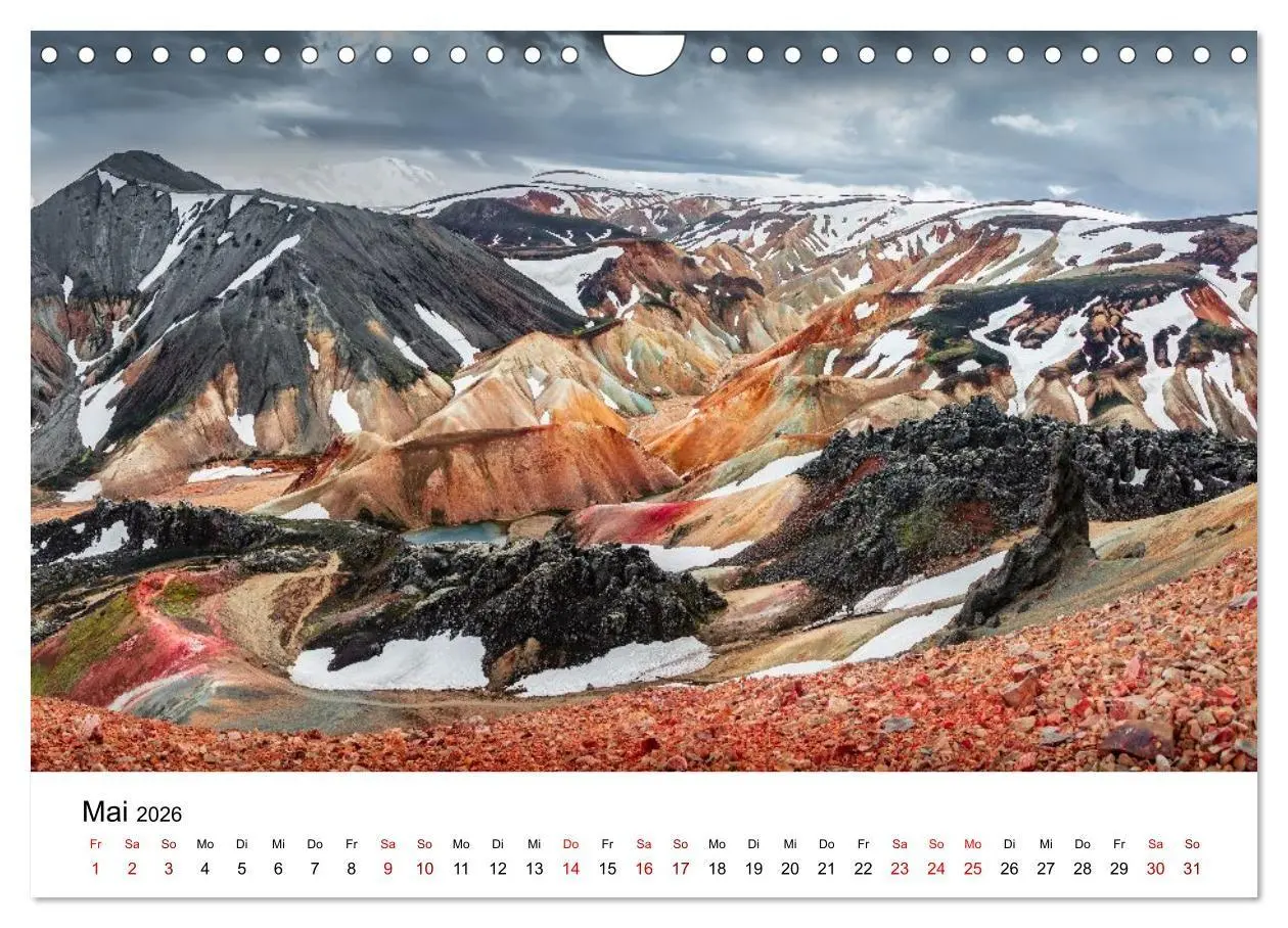 Bild: 9783516672657 | Island - Elemente der Natur (Wandkalender 2026 DIN A4 quer),...
