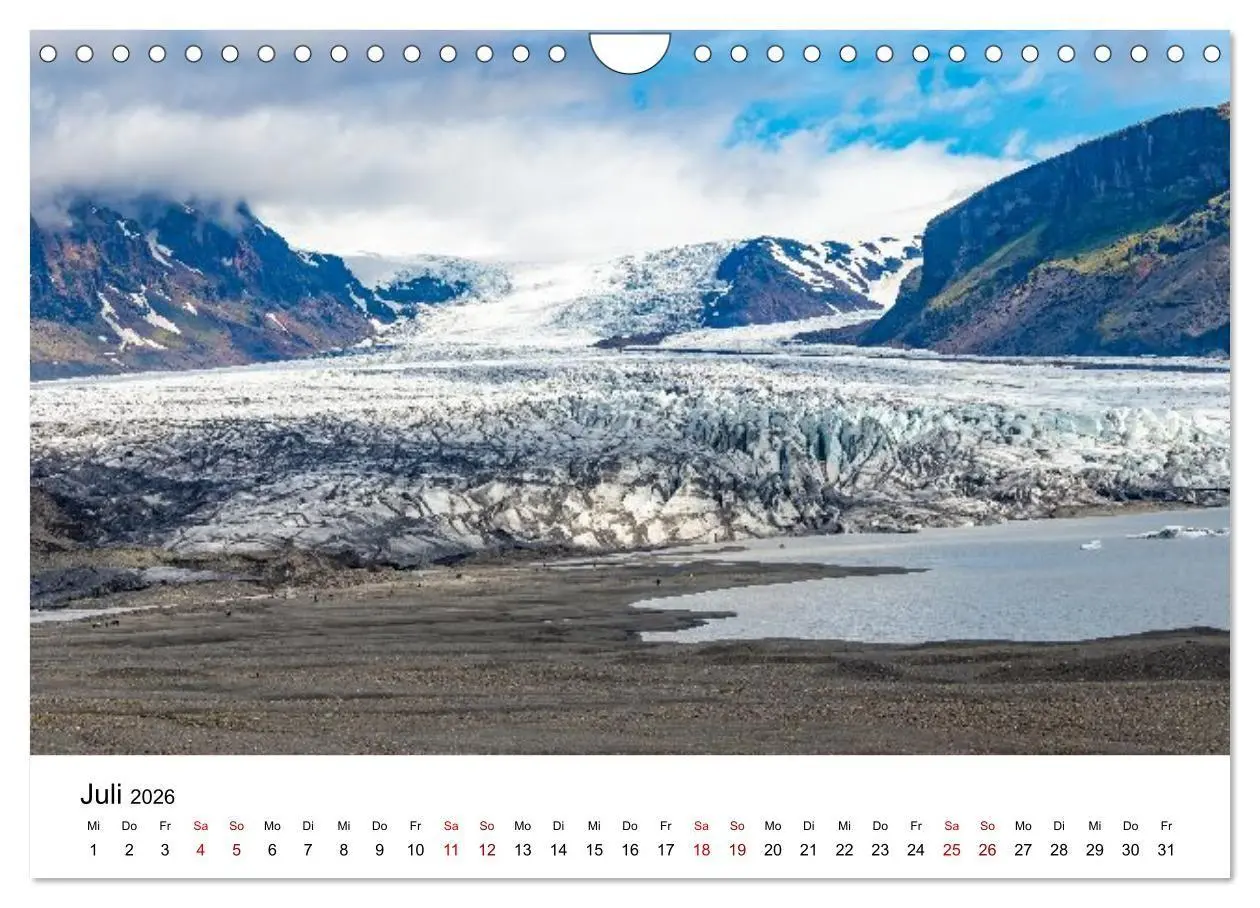 Bild: 9783516672657 | Island - Elemente der Natur (Wandkalender 2026 DIN A4 quer),...