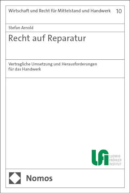 Cover: 9783756012657 | Recht auf Reparatur | Stefan Arnold | Taschenbuch | broschiert | 2024