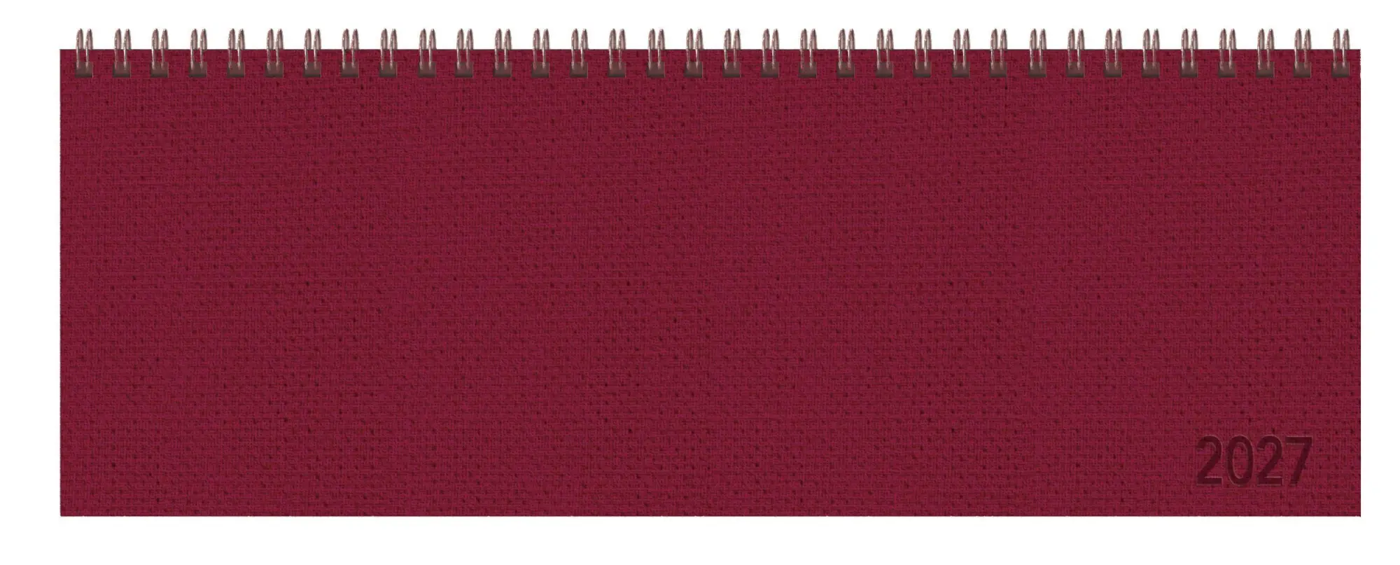 Cover: 9783819302657 | Tischkalender quer Professional Premium 2027 rot | Korsch Verlag