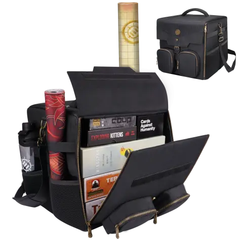 Cover: 637836622757 | ENHANCE Tabletop Game Box Shoulder Bag Black | ENHANCE Gaming