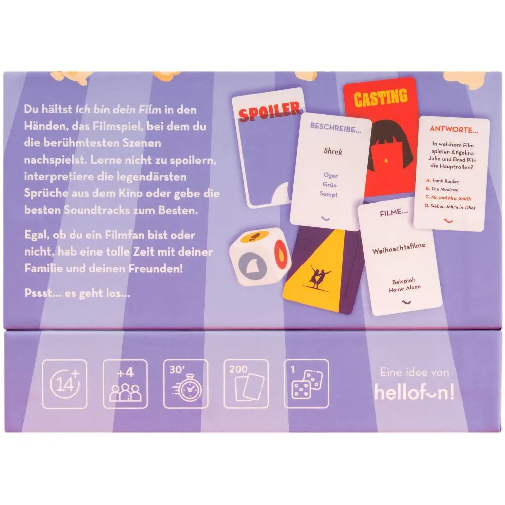 Bild: 8435498602757 | Ich bin dein Film (Spiel) | Spiel | In Karton | 602757 | Deutsch