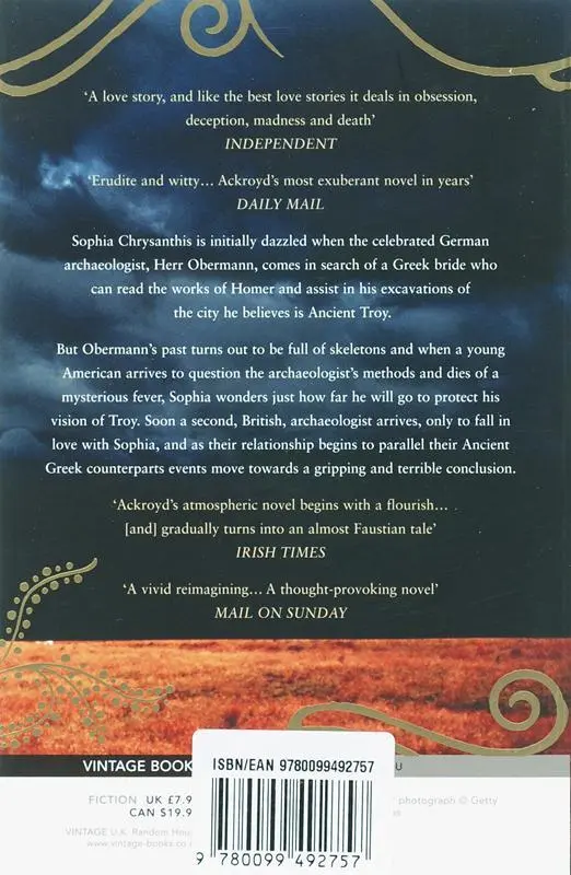 Rückseite: 9780099492757 | The Fall of Troy | Peter Ackroyd | Taschenbuch | 215 S. | Englisch