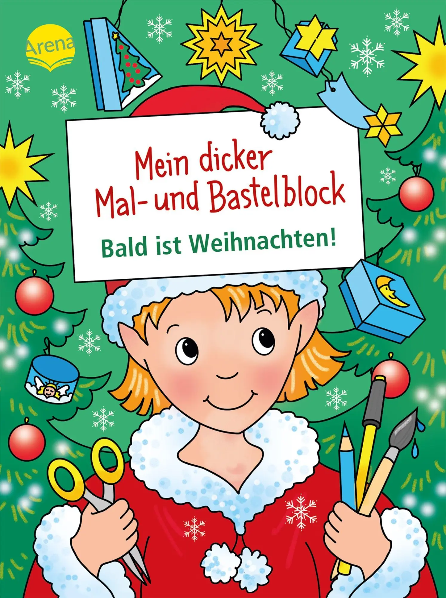 Cover: 9783401722757 | Mein dicker Mal- und Bastelblock. Bald ist Weihnachten! | Taschenbuch