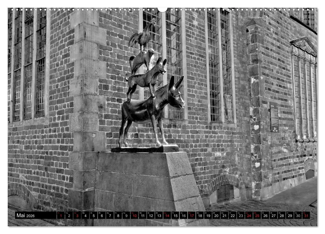Bild: 9783516042757 | Historisches Bremen (Wandkalender 2026 DIN A2 quer), CALVENDO...