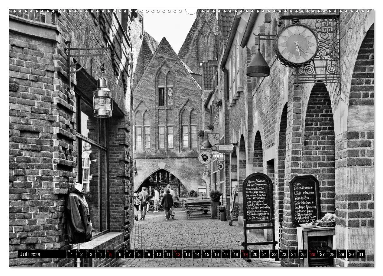 Bild: 9783516042757 | Historisches Bremen (Wandkalender 2026 DIN A2 quer), CALVENDO...