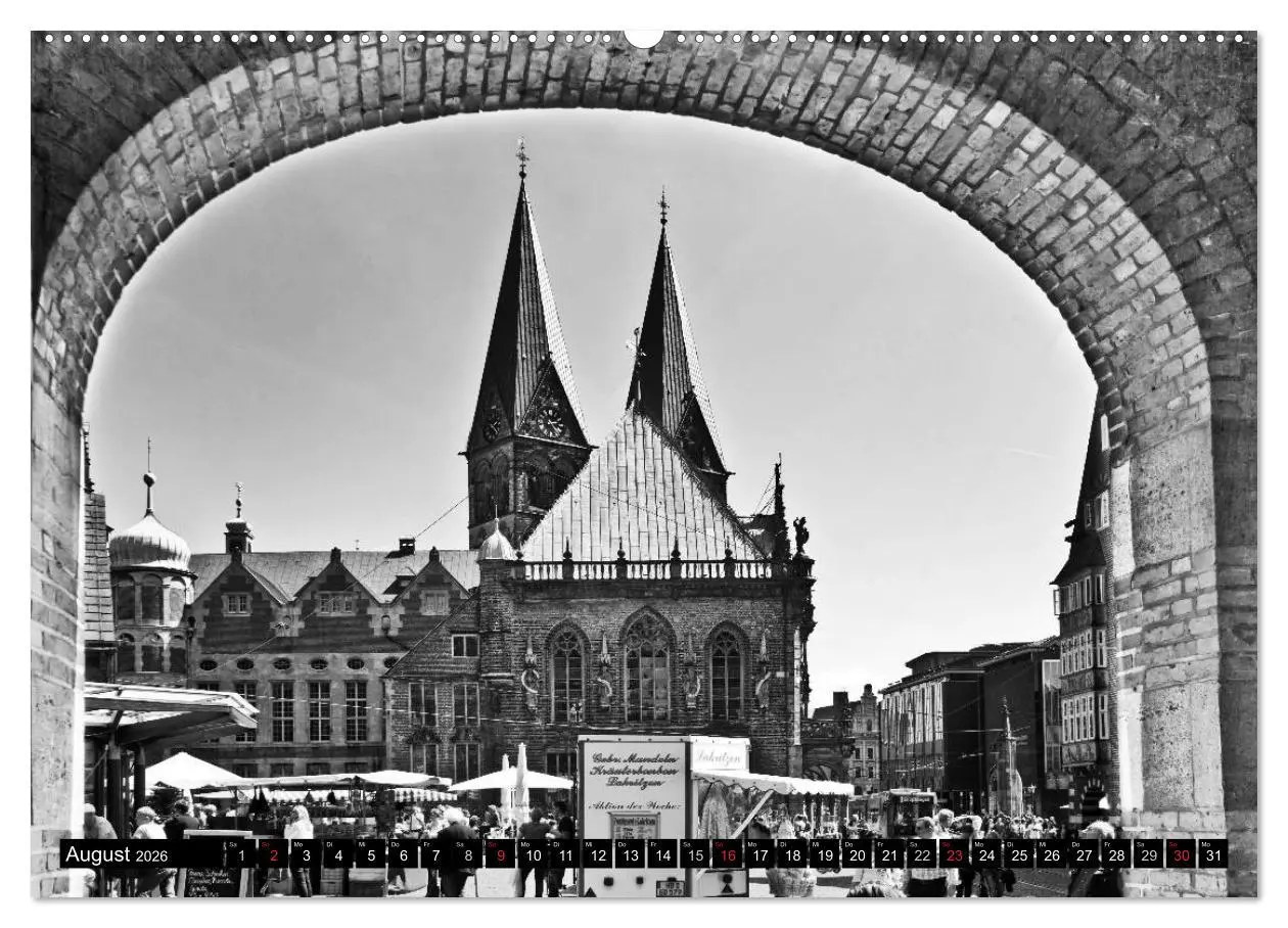 Bild: 9783516042757 | Historisches Bremen (Wandkalender 2026 DIN A2 quer), CALVENDO...