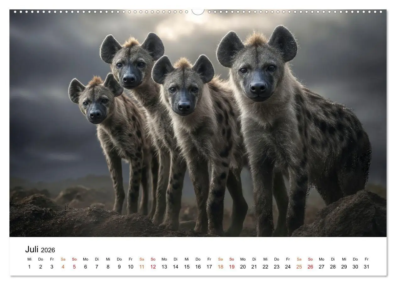 Bild: 9783516732757 | Hyänen - Afrikas geheimnisvolle Jäger (Wandkalender 2026 DIN A2...