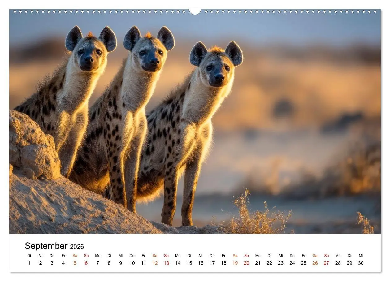 Bild: 9783516732757 | Hyänen - Afrikas geheimnisvolle Jäger (Wandkalender 2026 DIN A2...