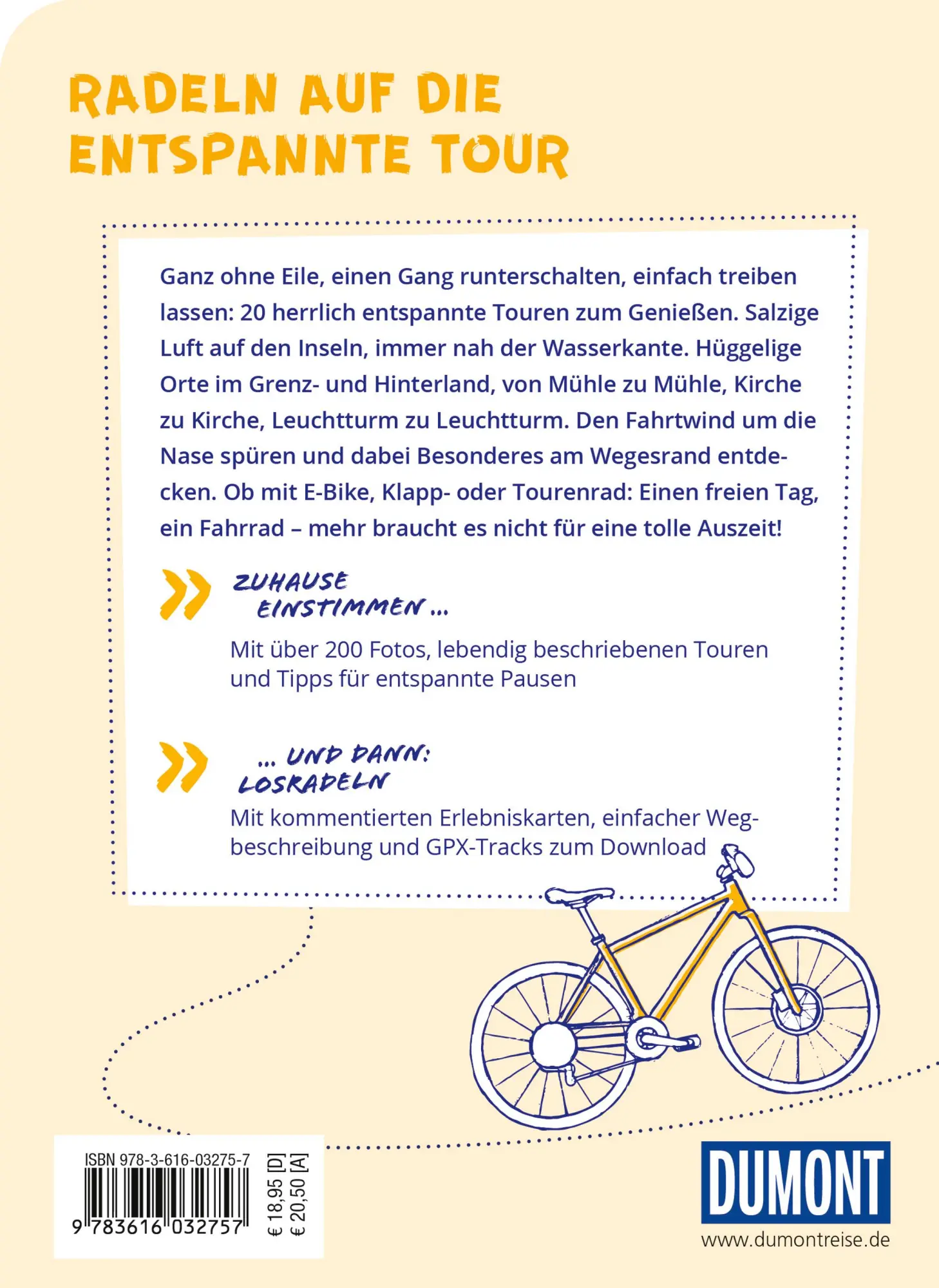 Rückseite: 9783616032757 | DUMONT Radelzeit an der Nordsee in Schleswig-Holstein | Elke Weiler