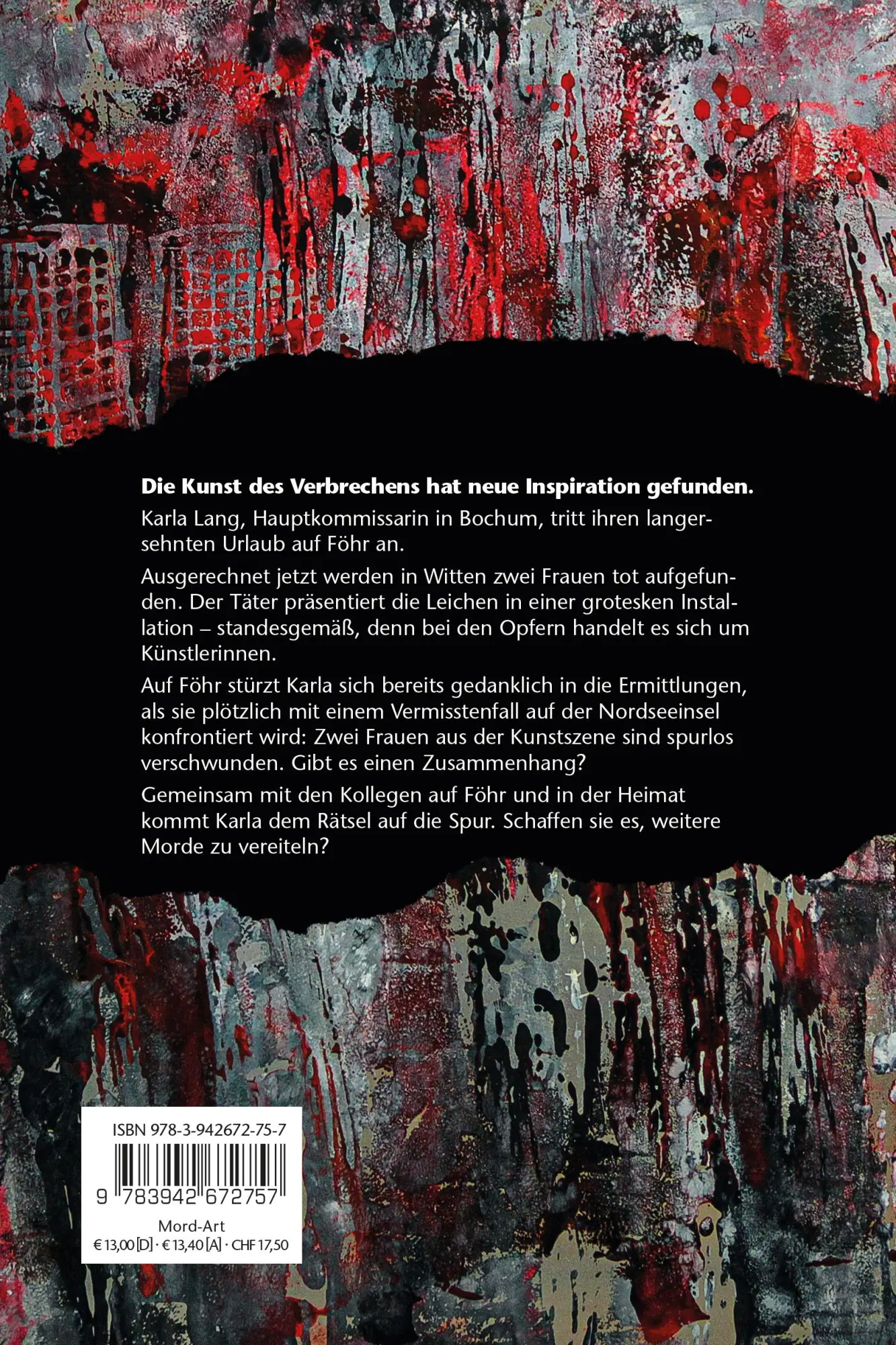 Rückseite: 9783942672757 | Mord-Art | Kunstkrimi | Sigrid Drübbisch | Taschenbuch | Deutsch