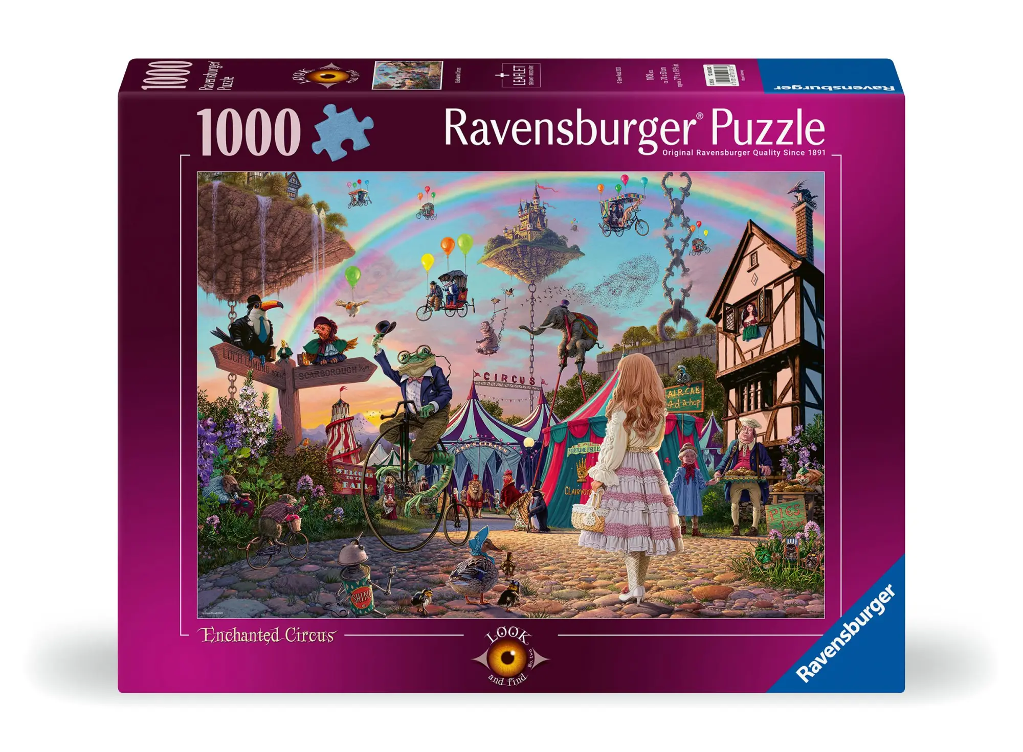 Cover: 4005555002857 | Erwachsenenpuzzle 1000 Teile - Der verwunschene Zirkus | Spiel | 2024