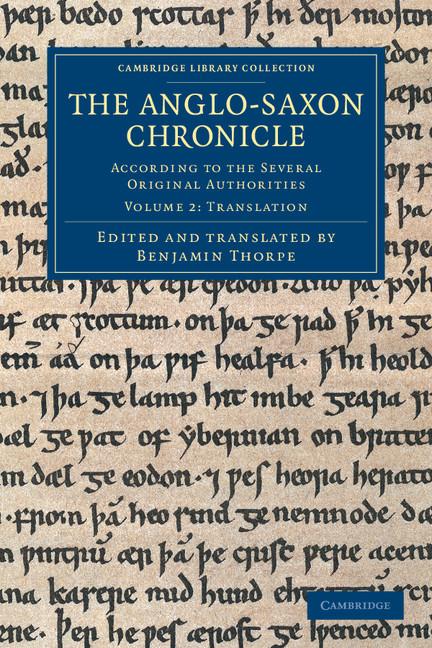 Cover: 9781108042857 | The Anglo-Saxon Chronicle - Volume 2 | Benjamin Thorpe | Taschenbuch