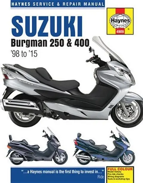 Cover: 9781785212857 | SUZUKI BURGMAN 250 &amp; 400 98 TO | Editors Of Haynes Manuals | Buch