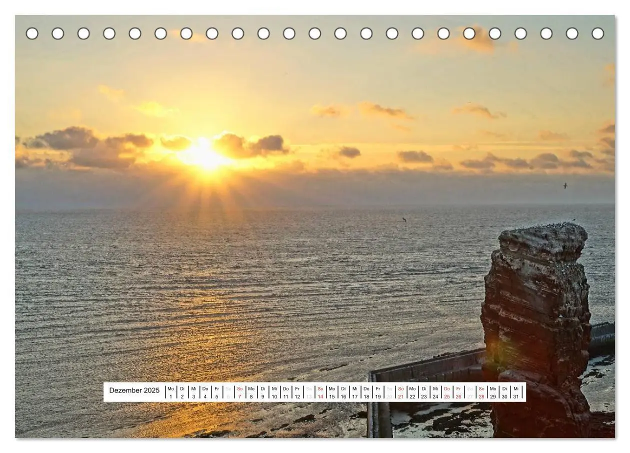 Bild: 9783435472857 | Hochsee-Insel Helgoland (Tischkalender 2025 DIN A5 quer), CALVENDO...