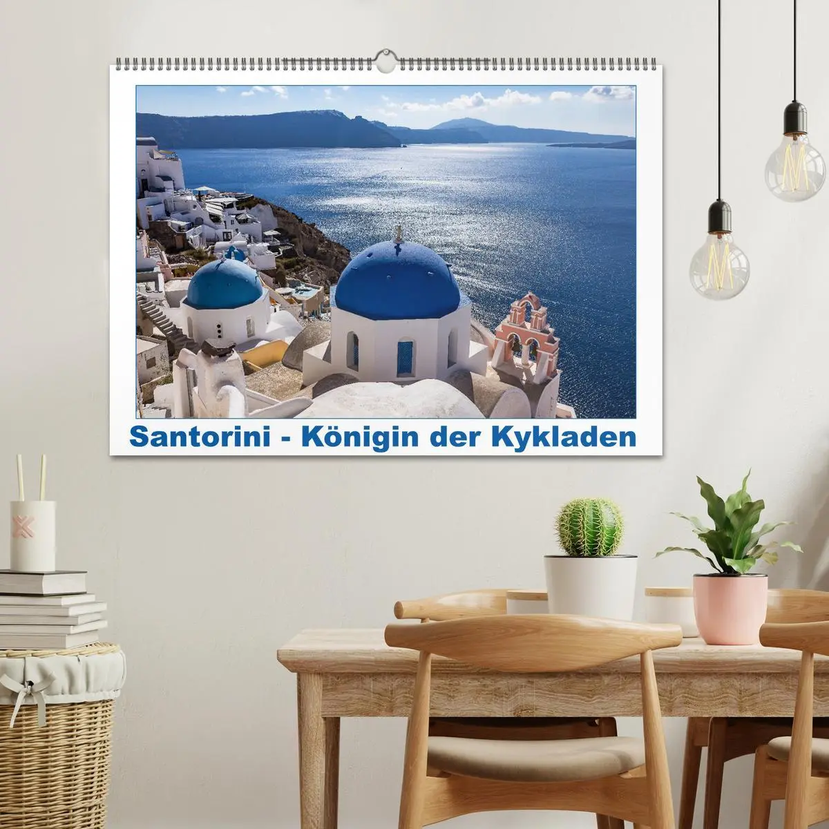 Bild: 9783457872857 | Santorini - Königin der Kykladen (Wandkalender 2026 DIN A2 quer),...