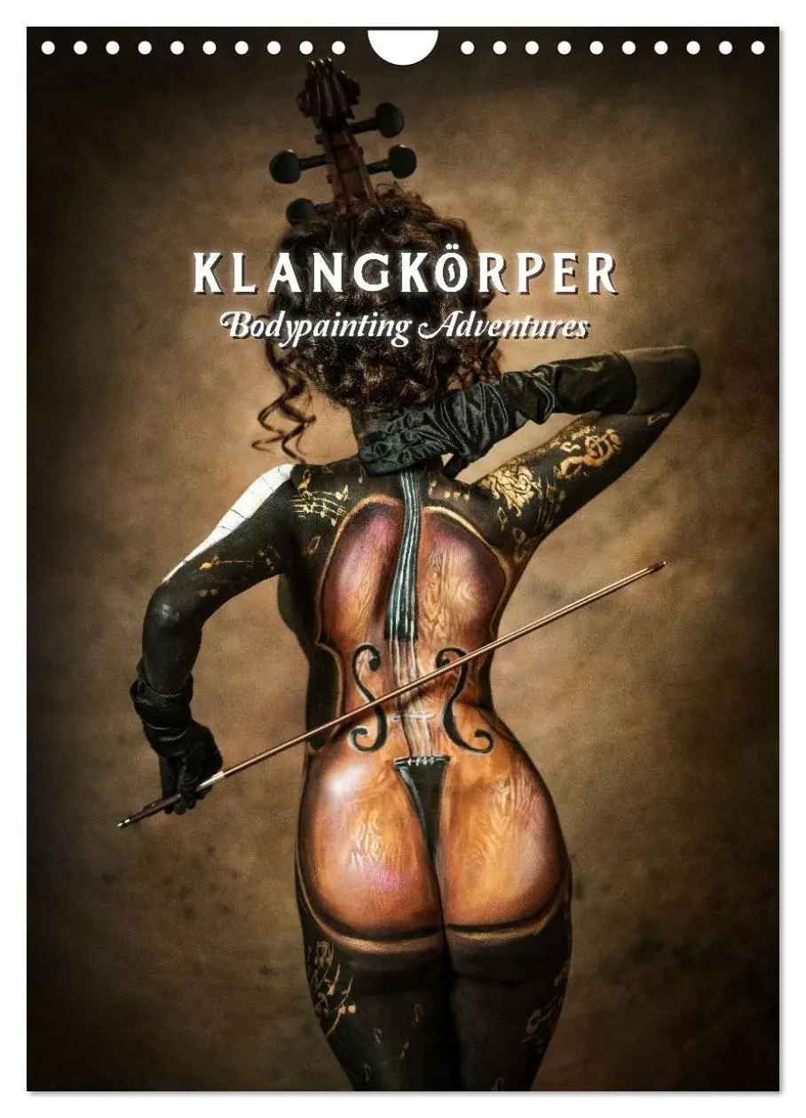 Cover: 9783516412857 | Klangkörper - Bodypainting Adventures (Wandkalender 2026 DIN A4...