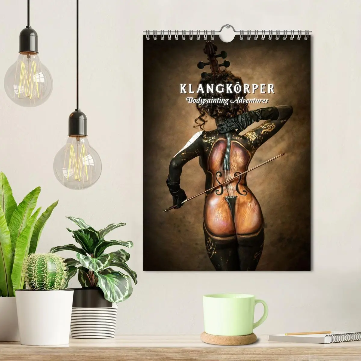 Bild: 9783516412857 | Klangkörper - Bodypainting Adventures (Wandkalender 2026 DIN A4...