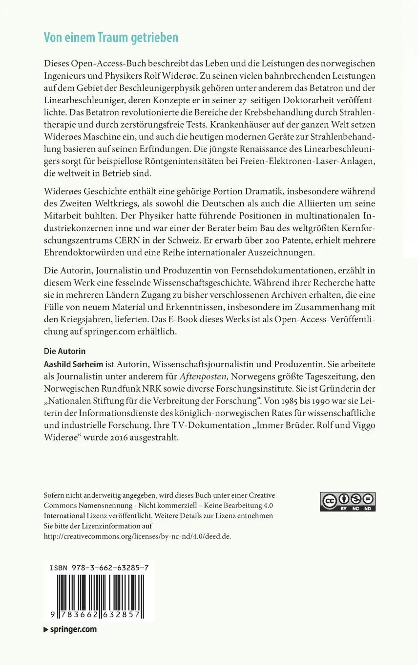 Rückseite: 9783662632857 | Von einem Traum getrieben | Aashild Sørheim | Buch | xxxv | Deutsch