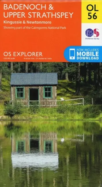 Cover: 9780319242957 | Badenoch &amp; Upper Strathspey, Kingussie &amp; Newtonmore | Ordnance Survey