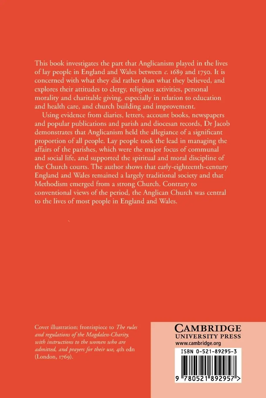 Rückseite: 9780521892957 | Lay People and Religion in the Early Eighteenth Century | Taschenbuch