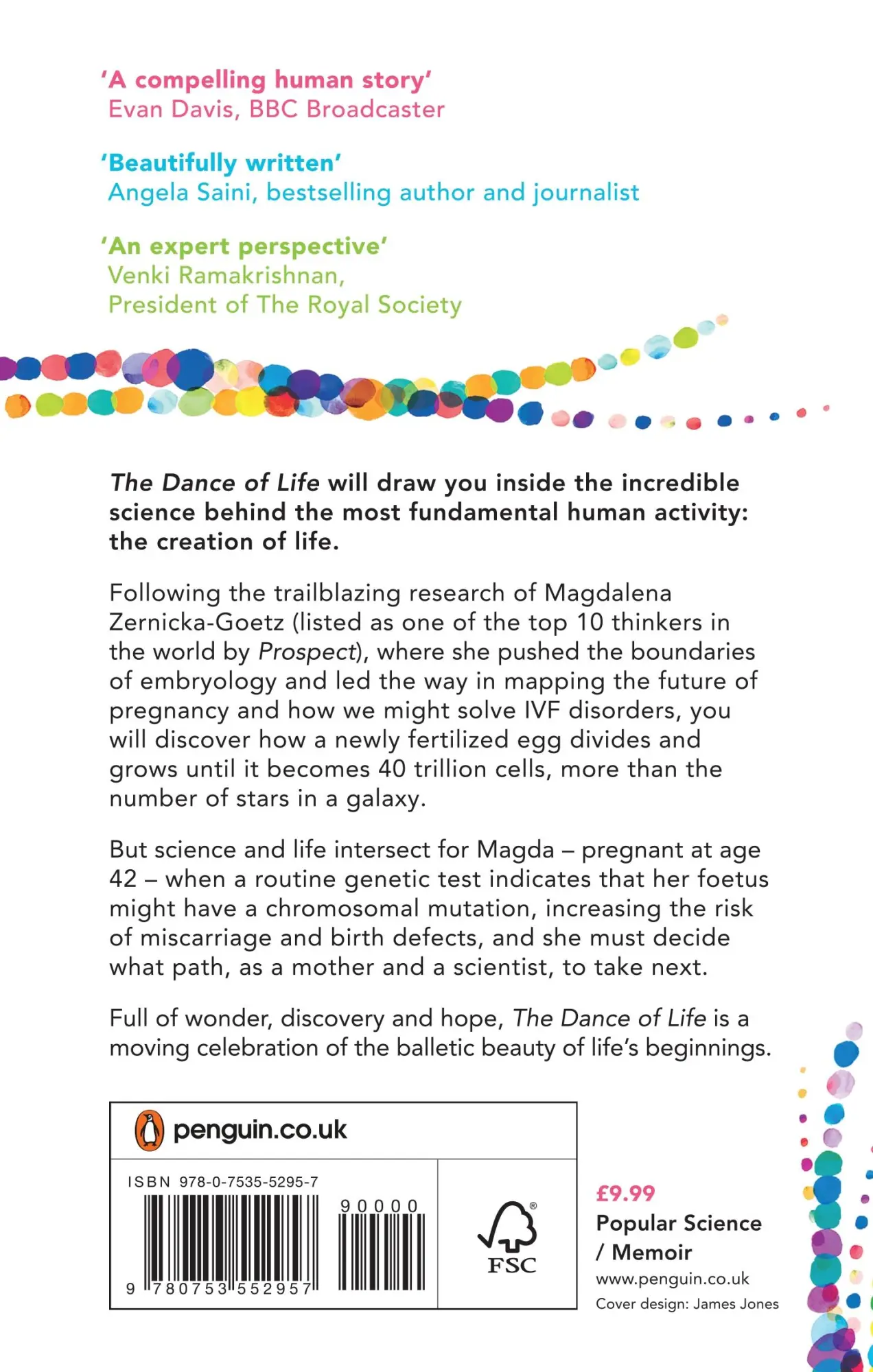 Rückseite: 9780753552957 | The Dance of Life | Symmetry, Cells and How We Become Human | Buch