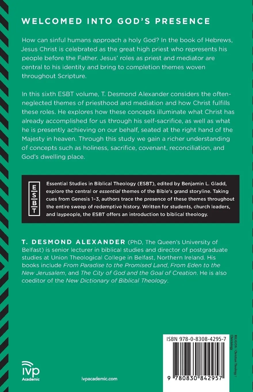 Rückseite: 9780830842957 | Face to Face with God | T. Desmond Alexander | Taschenbuch | Englisch