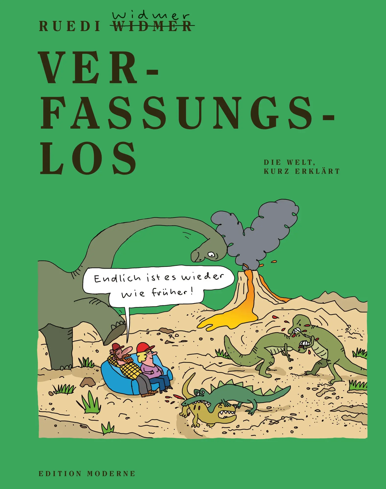 Cover: 9783037312957 | Verfassungslos | Die Welt, kurz erklärt | Ruedi Widmer | Taschenbuch