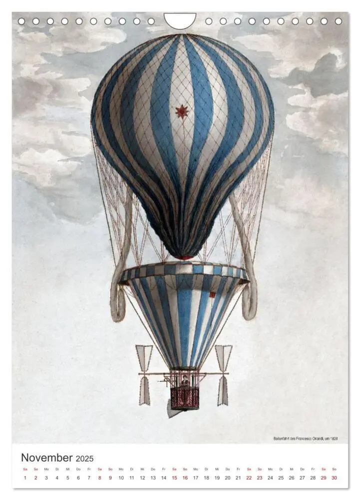 Bild: 9783435912957 | Ballonfahren Kalender (Wandkalender 2025 DIN A4 hoch), CALVENDO...