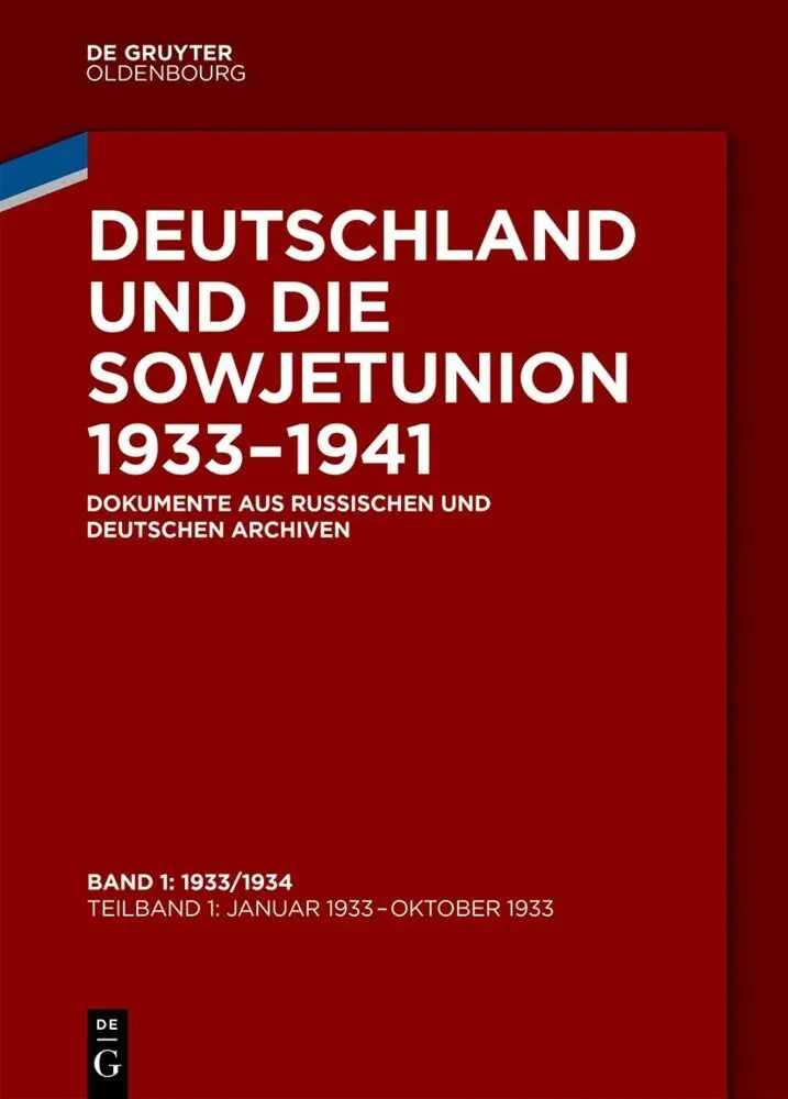 Cover: 9783486712957 | 1933/1934, 2 Teile | Sergej Slutsch (u. a.) | Buch | X | Deutsch