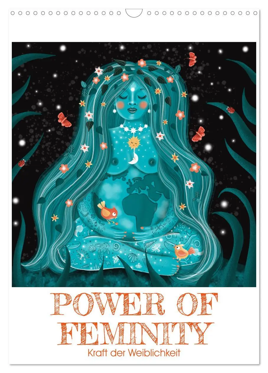 Cover: 9783516332957 | POWER OF FEMINITY - Kraft der Weiblichkeit (Wandkalender 2026 DIN...