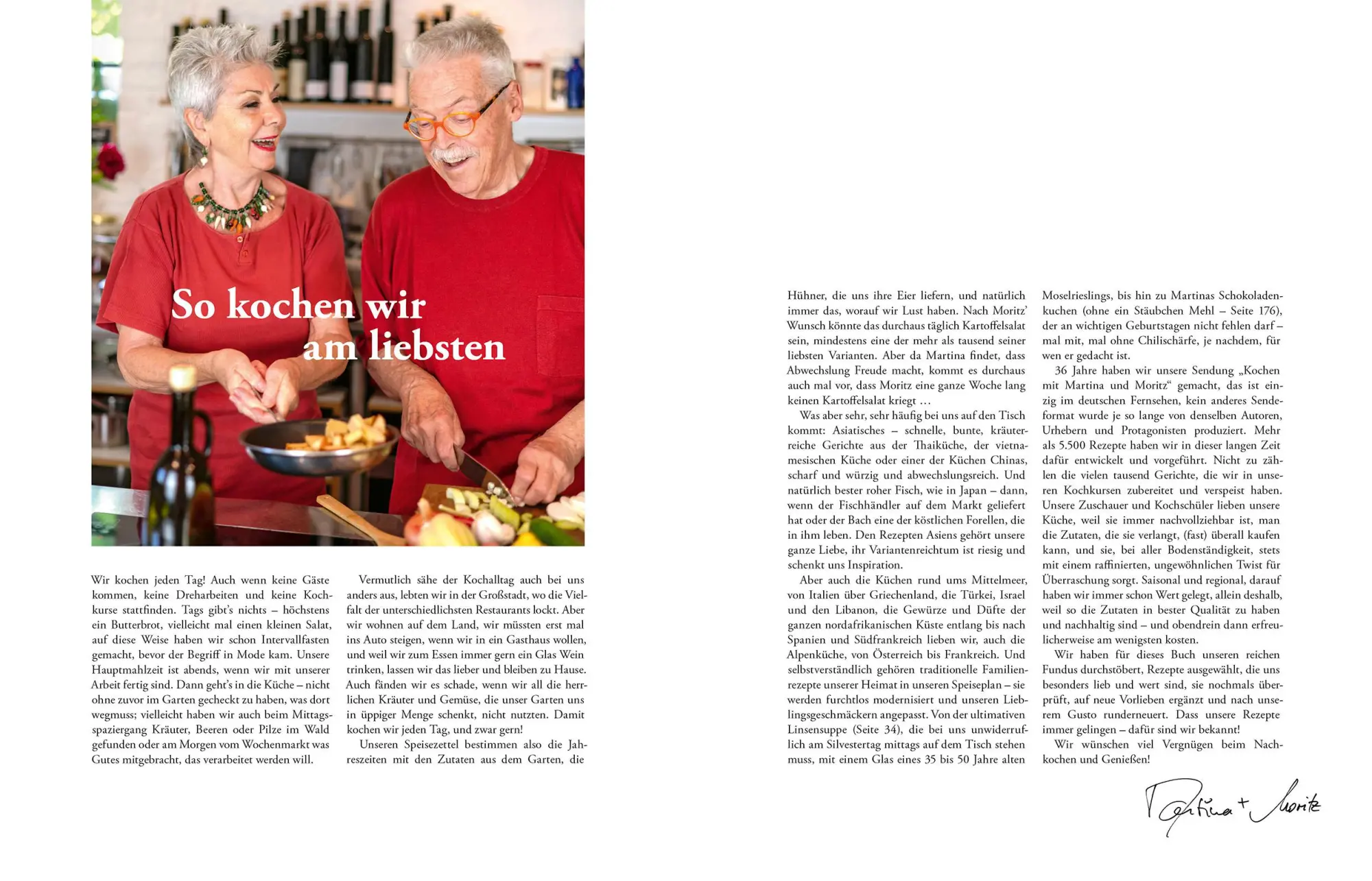 Bild: 9783954532957 | Kochen mit Martina und Moritz - So kochen wir am liebsten | Buch