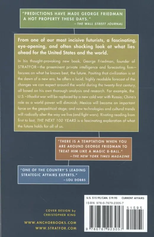 Rückseite: 9780767923057 | The Next 100 Years | A Forecast for the 21st Century | George Friedman