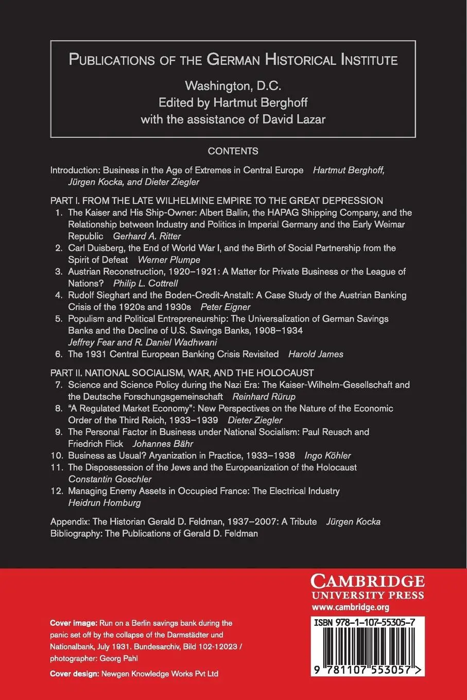Rückseite: 9781107553057 | Business in the Age of Extremes | Hartmut Berghoff (u. a.) | Buch