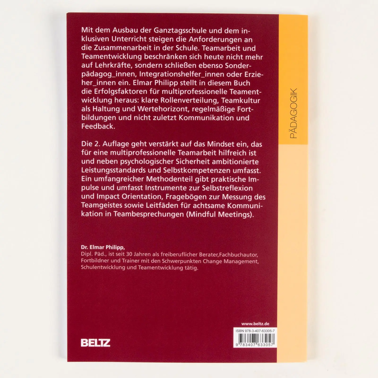 Rückseite: 9783407633057 | Multiprofessionelle Teamentwicklung | Elmar Philipp | Bundle | Deutsch