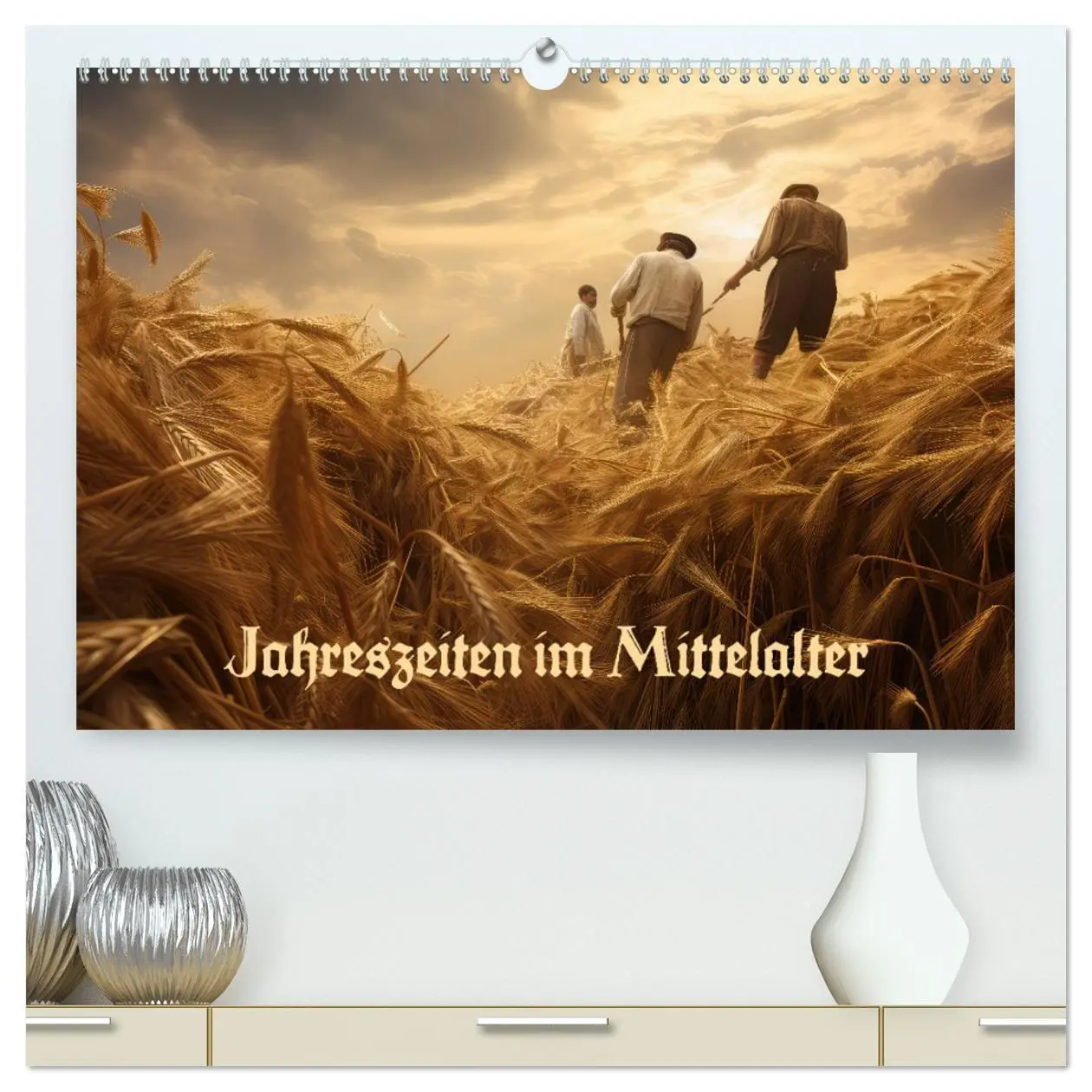 Cover: 9783457513057 | Jahreszeiten im Mittelalter (hochwertiger Premium Wandkalender 2026...