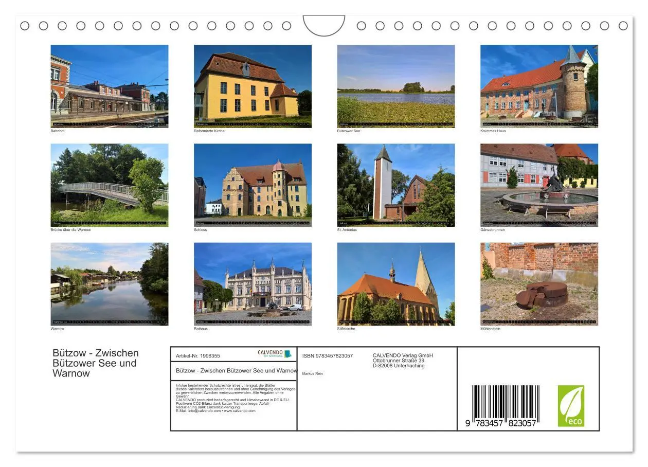 Bild: 9783457823057 | Bützow - Zwischen Bützower See und Warnow (Wandkalender 2026 DIN A4...