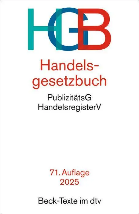 Cover: 9783423533157 | Handelsgesetzbuch. HGB | Taschenbuch | Beck-Texte im dtv | 400 S.