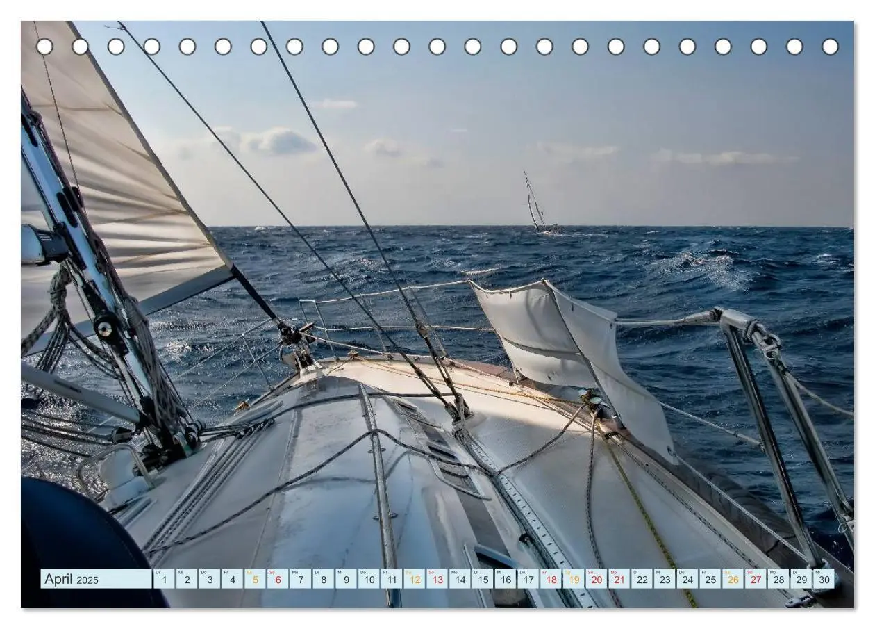 Bild: 9783435583157 | Segeln - Freiheit und Abenteuer (Tischkalender 2025 DIN A5 quer),...